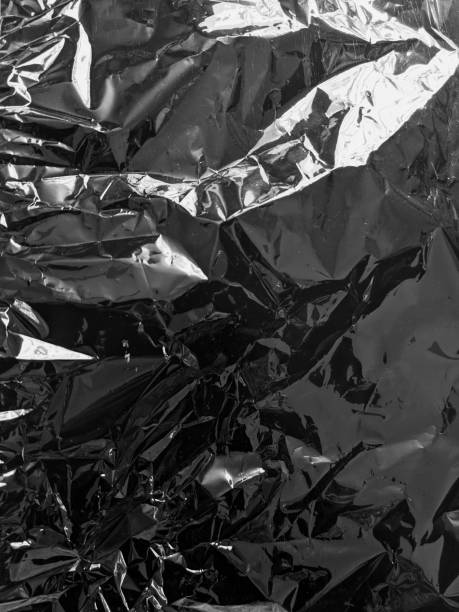 istock Vertical closeup of a foil texture 1622924693