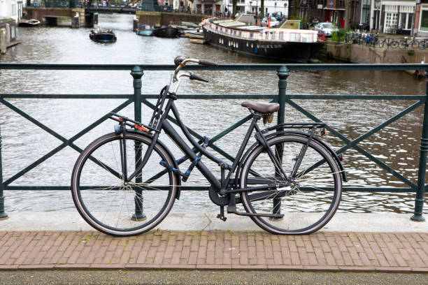 istock Bicycle on a bridge over a canal 1622925798