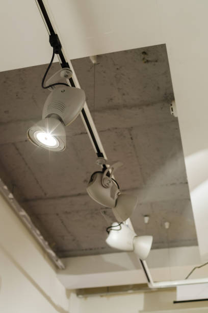 istock Lamp under the ceiling in the interior electric 1622948130