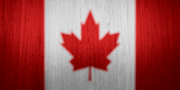 canada flag texture as background