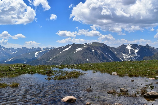 Mountain scene at Rocky Mountain National Park