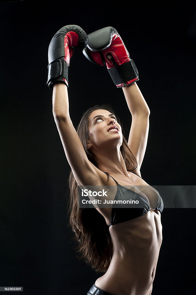 Hispanic weibliche boxer - Lizenzfrei Athlet Stock-Foto