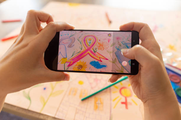istock Pink ribbon month and raising awareness 1623050537