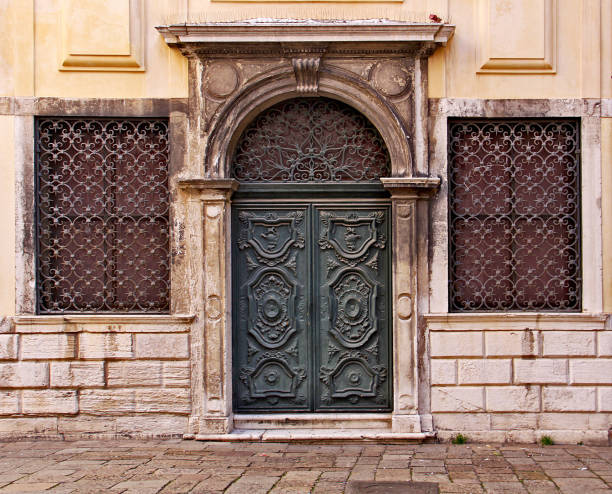 istock Venice, ghetto, wooden carved door 1623056490