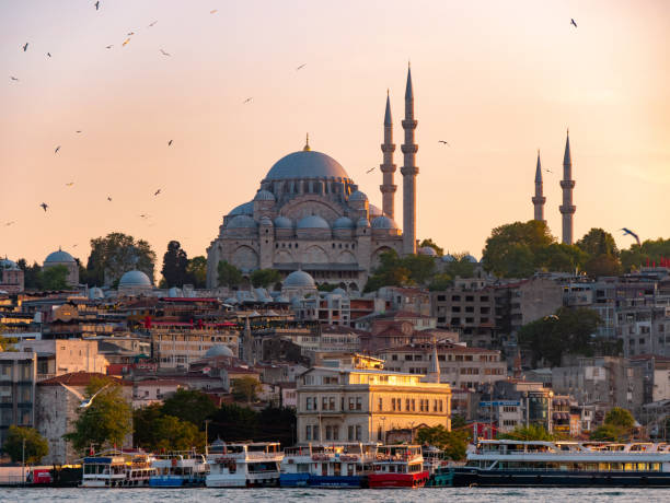istock Yeni Cami Mosque, Istanbul, Turkey during Sunset 1623060459