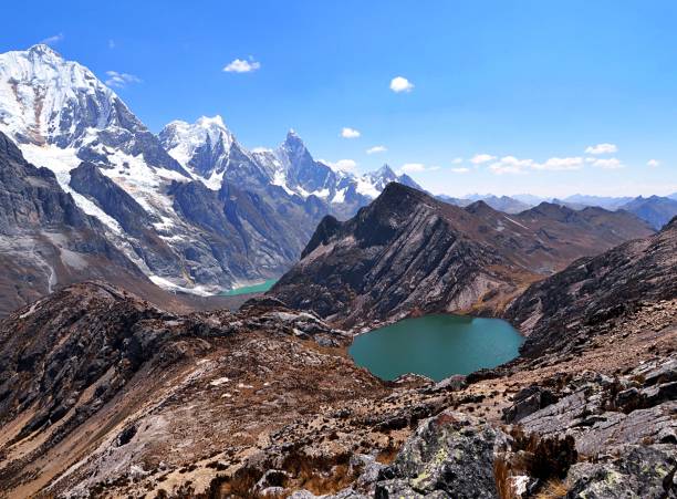 istock Lagoon on HuayHuash 1623072681