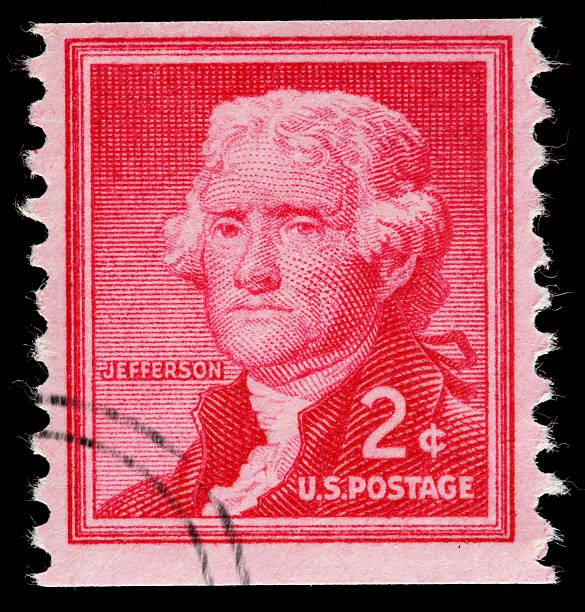 istock Jeffereson President Vintage Postage Stamp 162312647