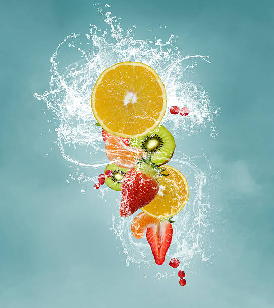 ilustrações de stock, clip art, desenhos animados e ícones de frutas frescas - freshness food serving size kiwi