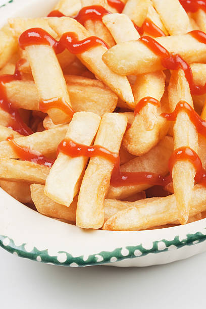 istock French fries with ketchup 162313426