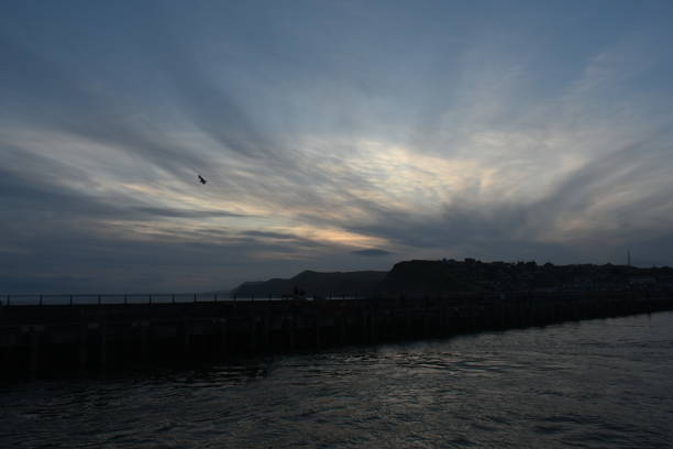 istock Sunset at West Bay Beach, Dorset, UK 1623143134