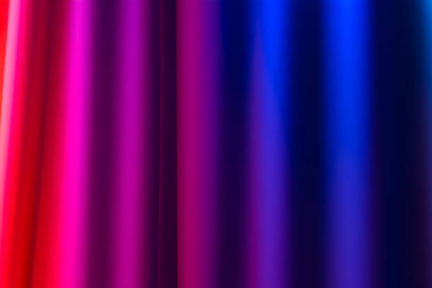 closeup of pink blue curtains textured background for design purpose