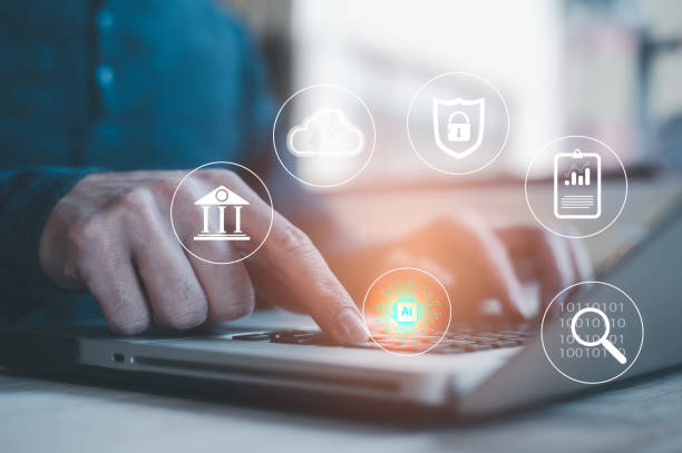 istock Ai technology, Digital transformation change management, internet of things. new technology big data and business process strategy, customer service management, cloud computing, smart industry 1623163128