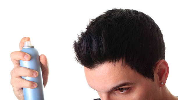istock Spray On Man Hair 162317210