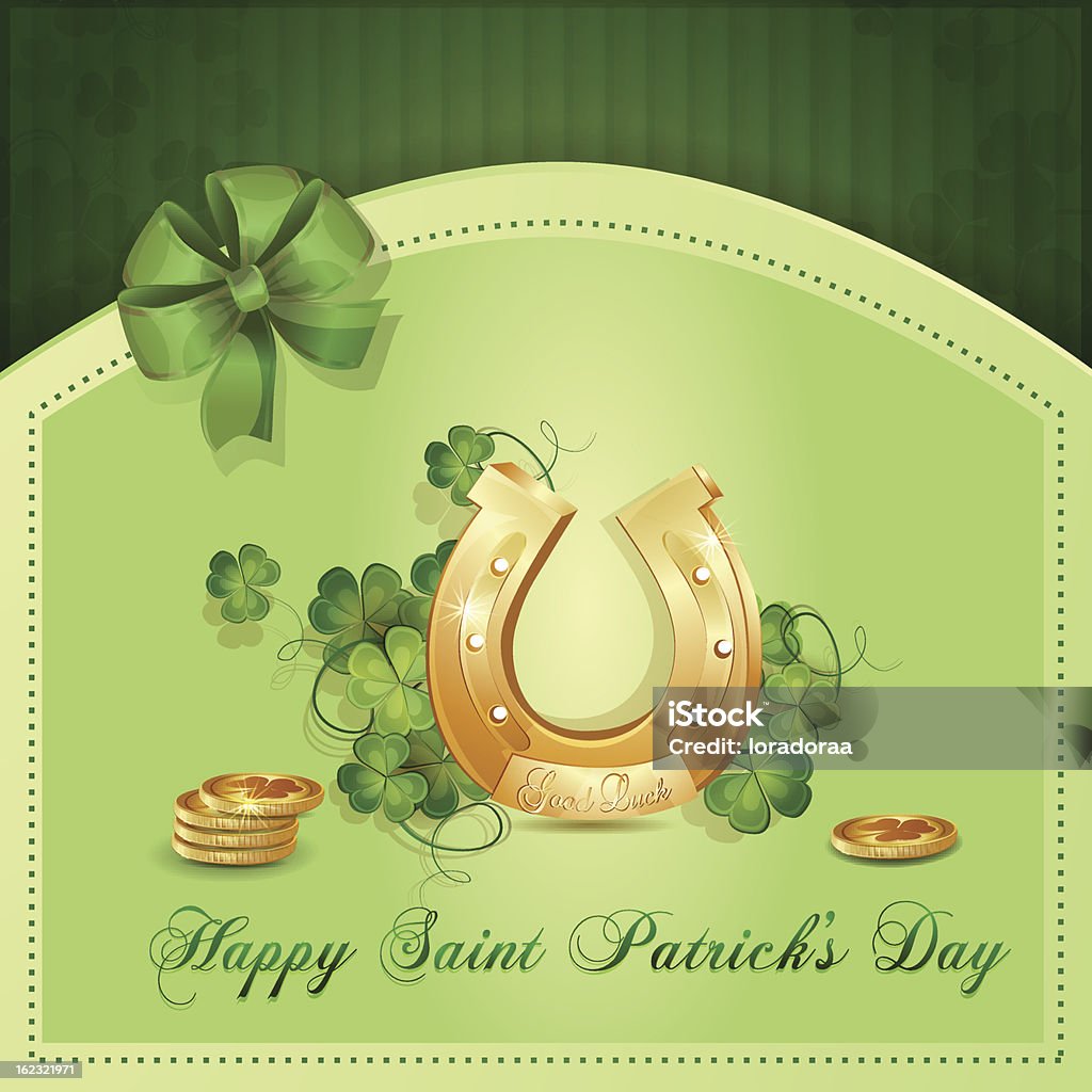 Saint Patrick's Day card - Lizenzfrei Bildhintergrund Vektorgrafik