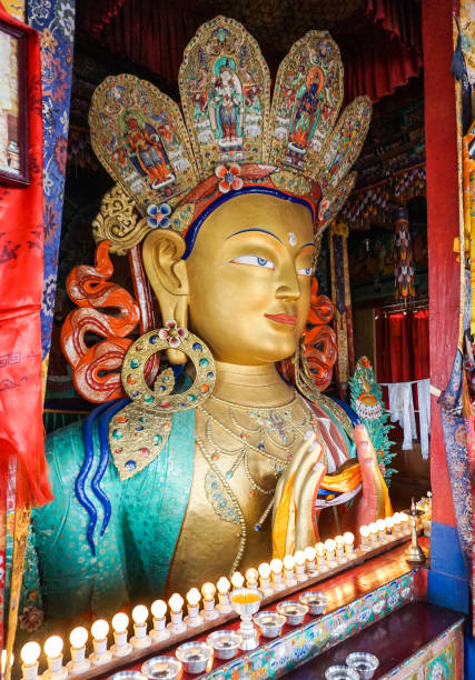 istock Future Buddha at temple in Ladakh, India 1623242164