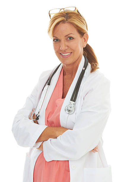 istock Female Doctor with glasses smiling 162327662
