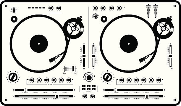 Dj-Plattenspieler – Vektorgrafik