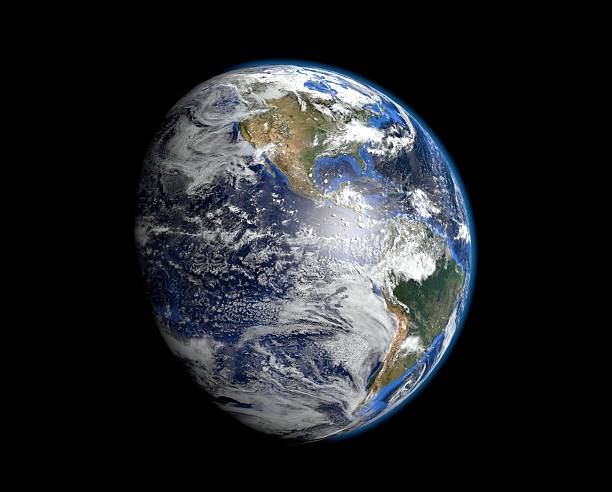 o mais realista terra-américa - planeta terra imagens e fotografias de stock
