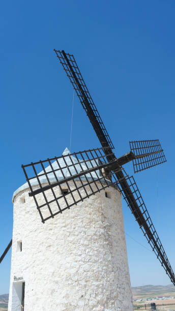 istock image of an antique windmill in toledo 1623364449