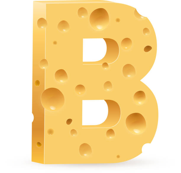 illustrazioni stock, clip art, cartoni animati e icone di tendenza di lettera fatto di formaggio - alphabet cheese parmesan cheese inspiration