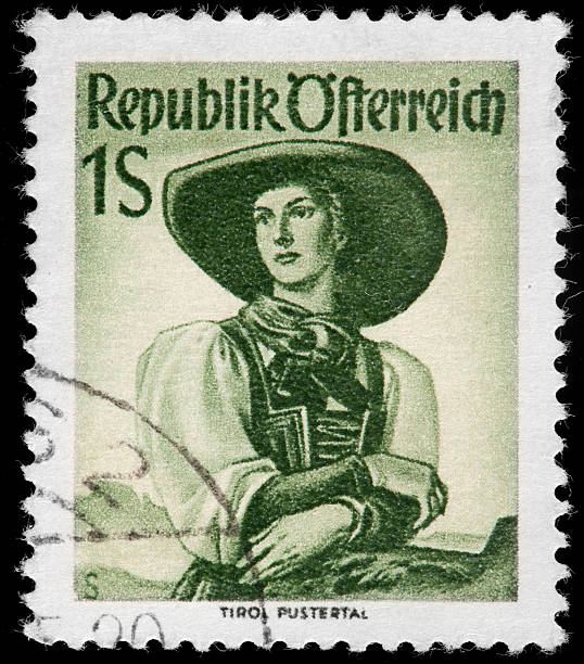 istock Postage Stamp from Austria featuring Tirol Province 162337421