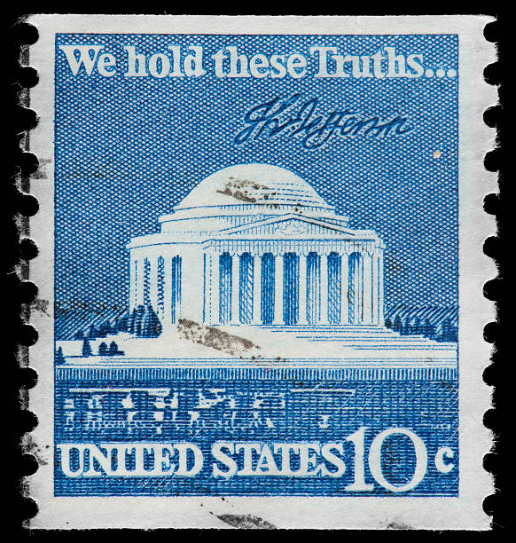 istock Jefferson Memorial Postage Stamp 162337860