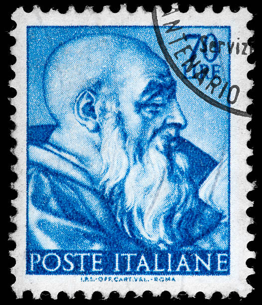 istock Vintage Italian Postage Stamp Commerating Michelangelo's Sistine Chapel 162337919