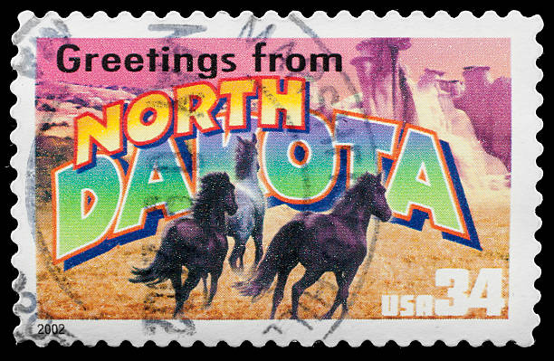 istock North Dakota State Stamp 