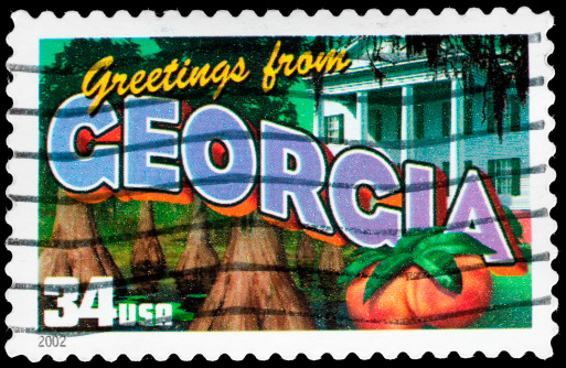Georgia State Postage Stamp \