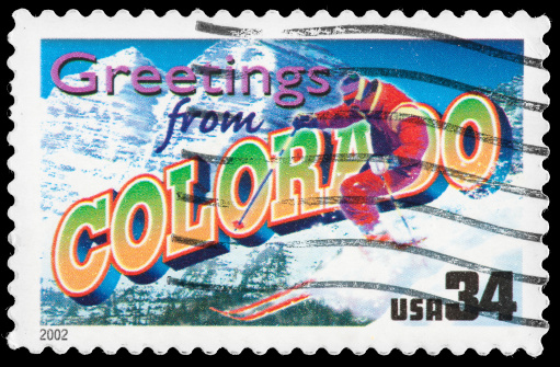 Colorado State Postage Stamp \