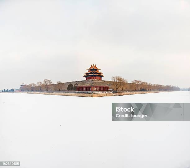 Torretta Della Città Proibita - Fotografie stock e altre immagini di Città - Città, Fosso - Acqua stagnante, Pechino