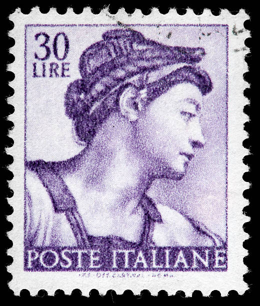 istock Michelangelo Sistine Chapel Postage Stamp, Depicting Erythrean S 162340453