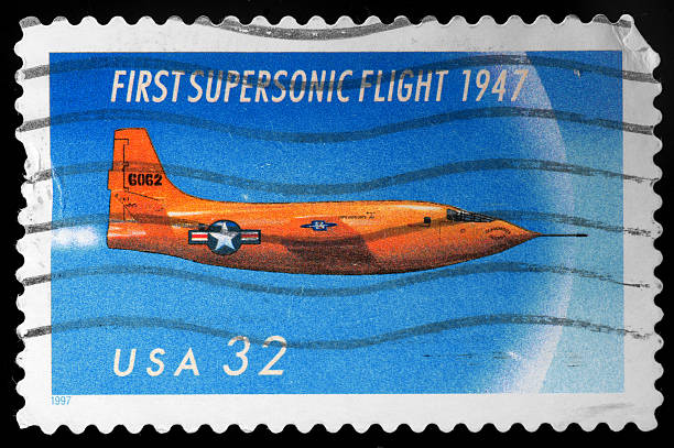 istock Airplane Vintage Postage Stamp 162340514