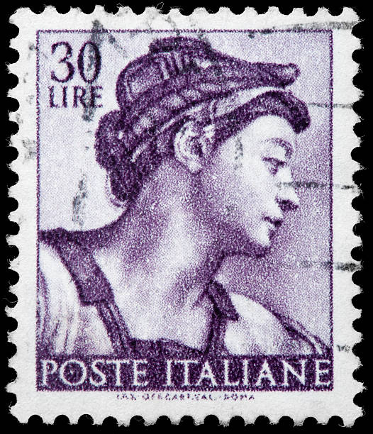 istock Michelangelo Sistine Chapel Postage Stamp, Depicting Erythrean S 162342199