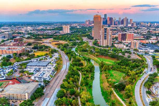 istock Houston Cityscape at Dusk 1623423393