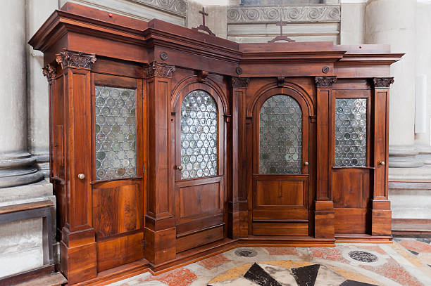 istock Santa Maria della Salute - Confessional 162342457