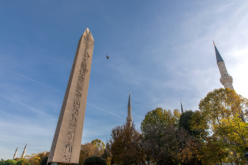 Obelisk of theodosius in Istanbul, Turkey.