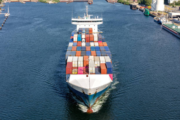 istock container ship in the Kiel Canal 1623500296