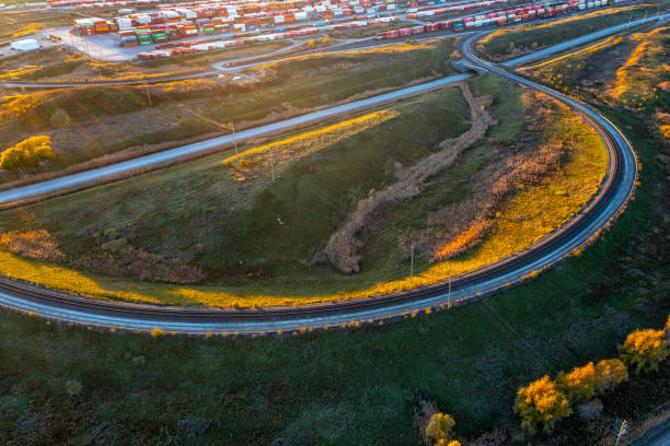 istock Canadian Pacific CPRailway Vaughan Intermodal Terminal in Kleinburg, Canada 1623521119