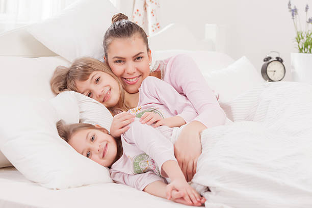 istock Mother Waking Up Childrens 162353365
