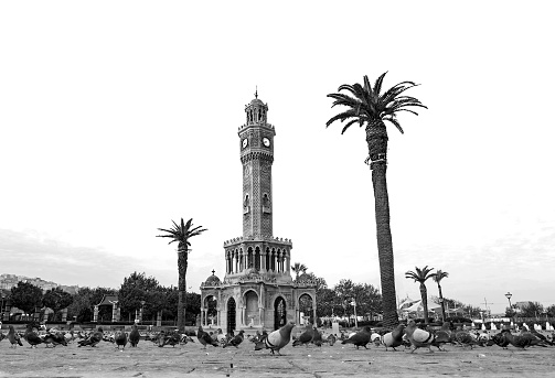 Turkey izmir old clock tower