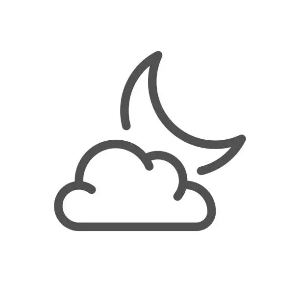 Vector illustration of Weather related icon.