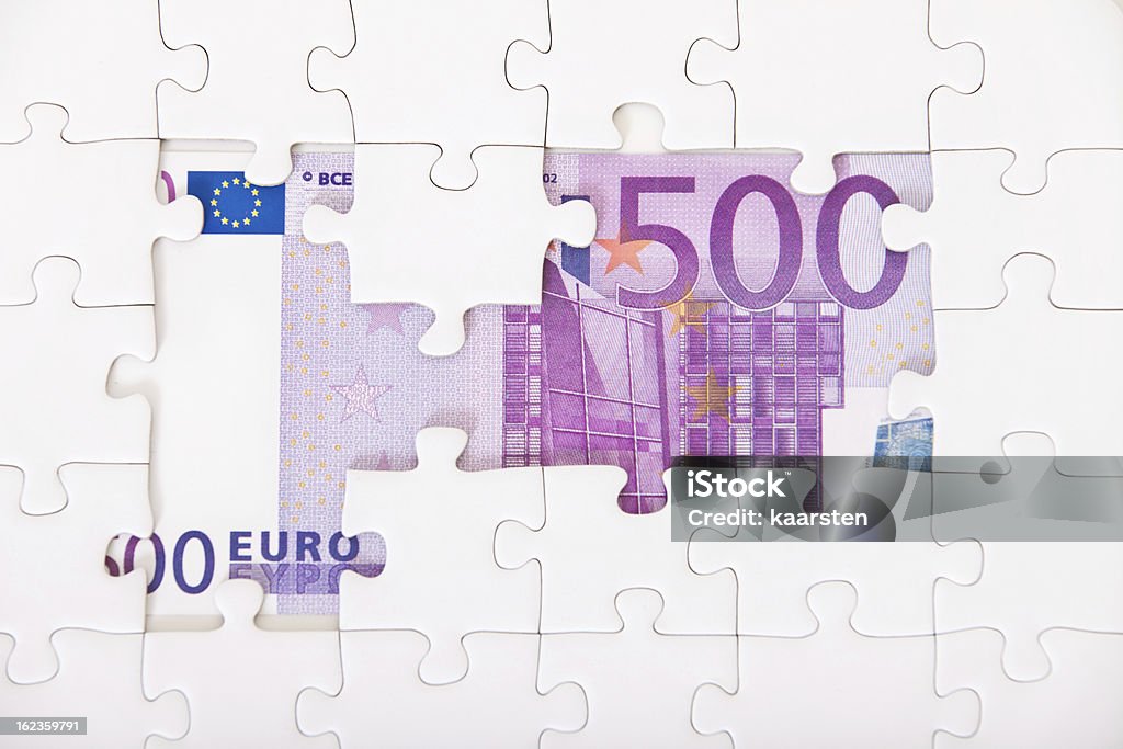 500 euro note behind puzzle 500 euro note behind puzzle. Five Hundred Euro Banknote Stock Photo