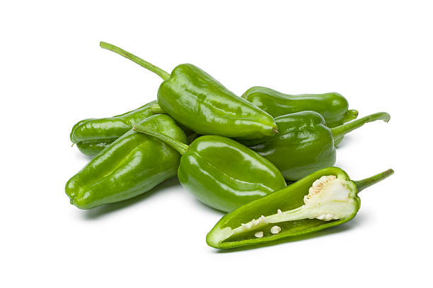 istock Heap of fresh raw Pimientos de Padron 162360501