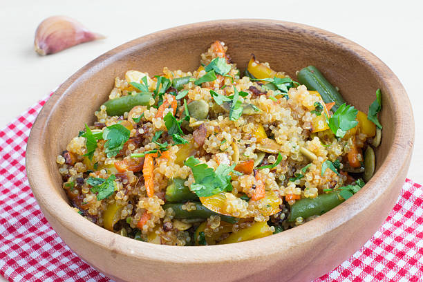 istock Stir-fry with vegetables and quinoa 162361873