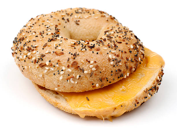istock toasted cheese bagel sandwich 162362176