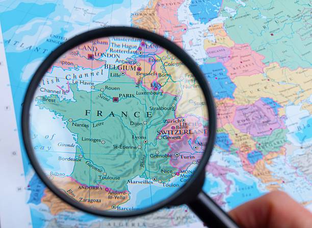 a shaky magnifying glass finds a blur of confusion in the bermuda triangle