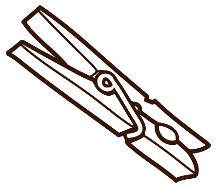 Clothes Pin Illustration