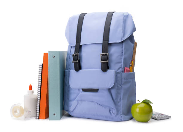 istock Back to School Backpack and Supplies Isolated on White 1623722824