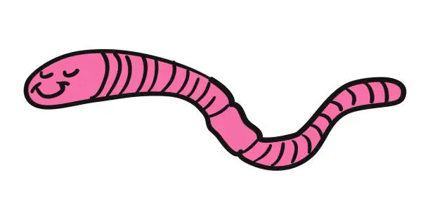 Vector illustration of Worm